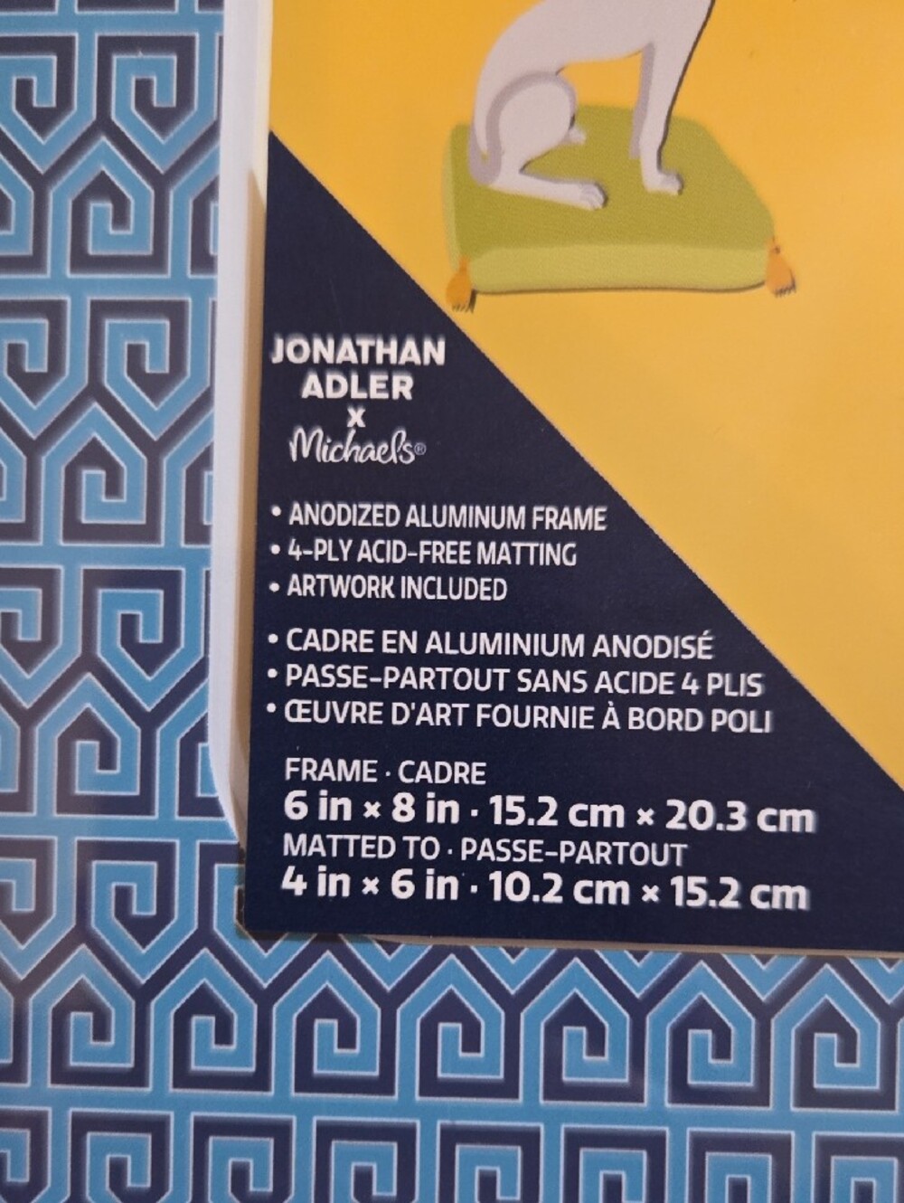 Jonathan Adler Cobalt Blue Picture Frame - Picture 2 of 3